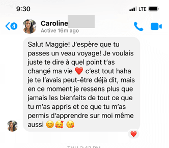 Témoignage de Caroline